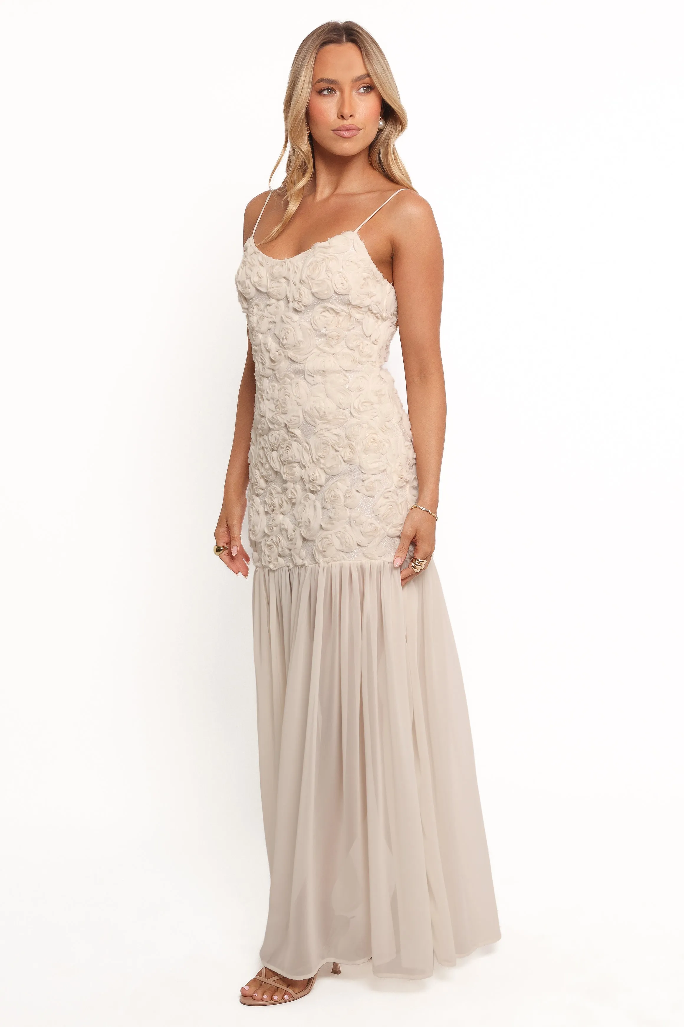 Romy Maxi Dress - Cream sold by Petal & Pup product image thumbnail 3