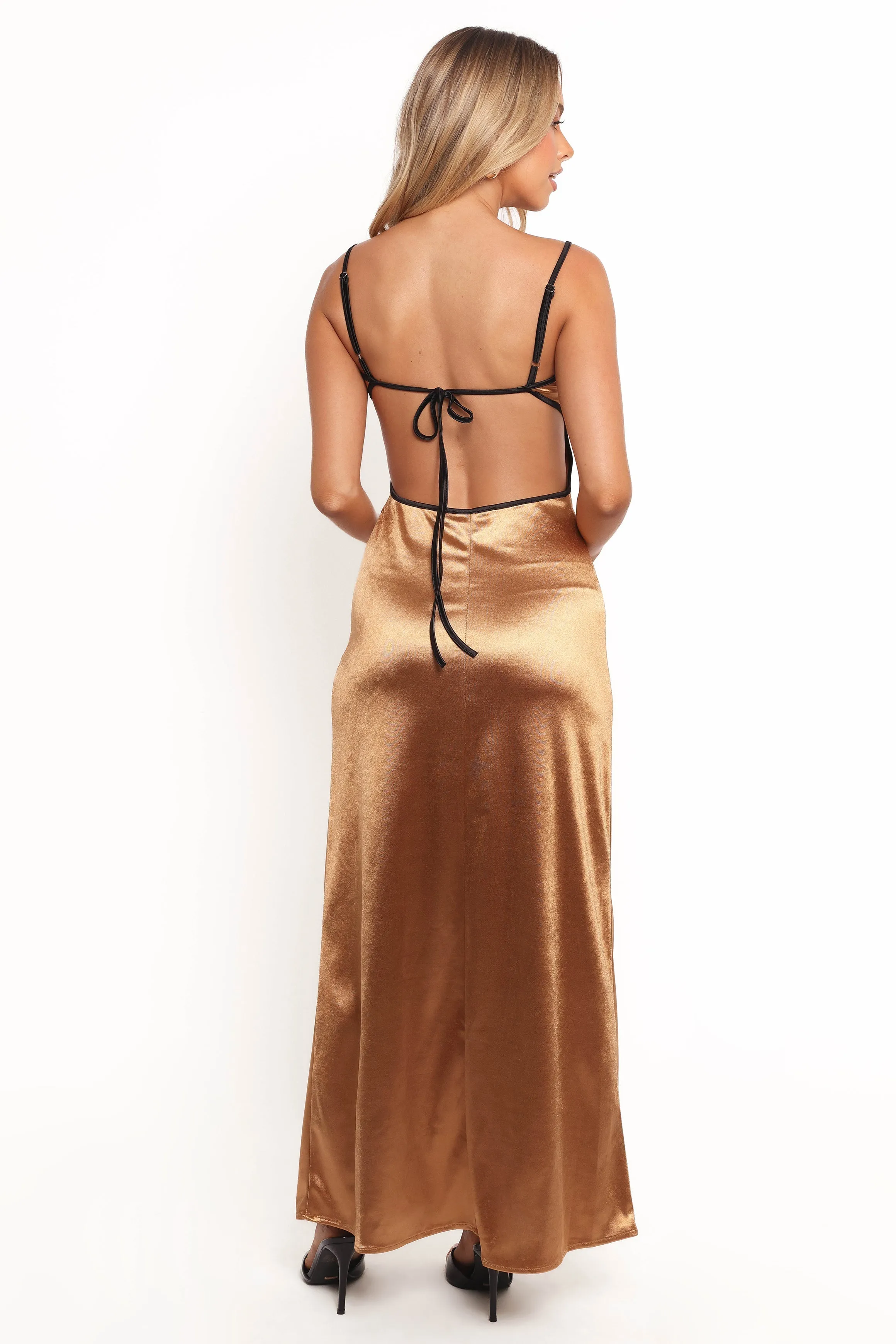 Lael Maxi Dress - Gold/Black sold by Petal & Pup product image thumbnail 2