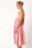 Teagan Bow Back Midi Dress - Soft Pink sold by Petal & Pup