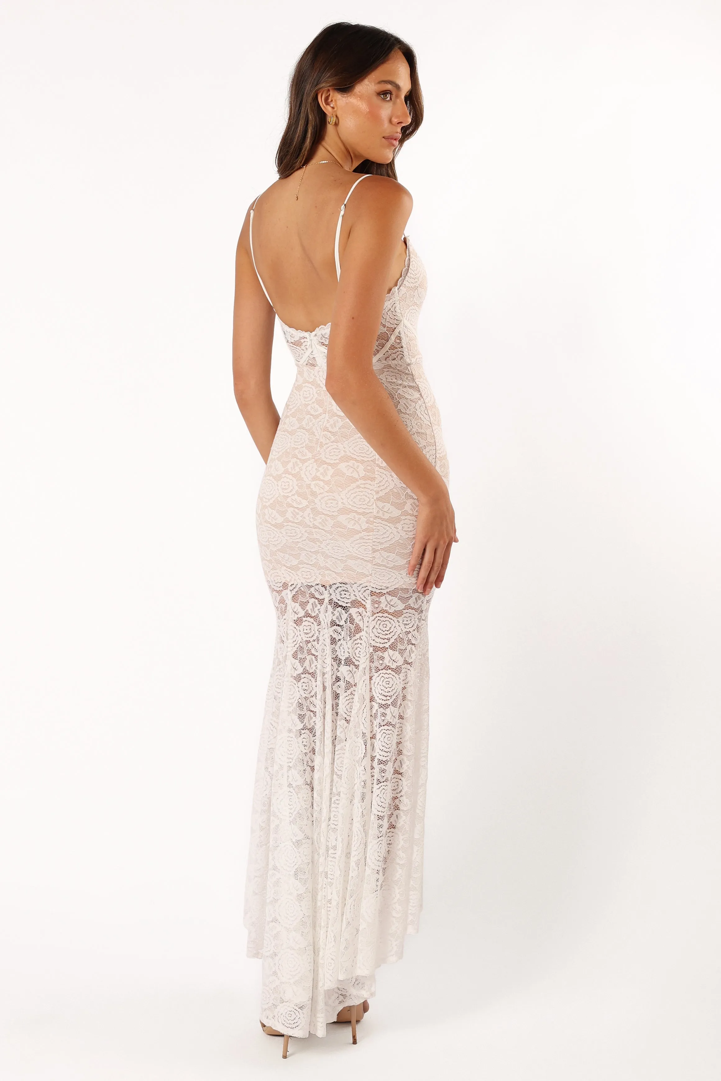 Kinny Lace Maxi Dress - White sold by Petal & Pup product image thumbnail 2
