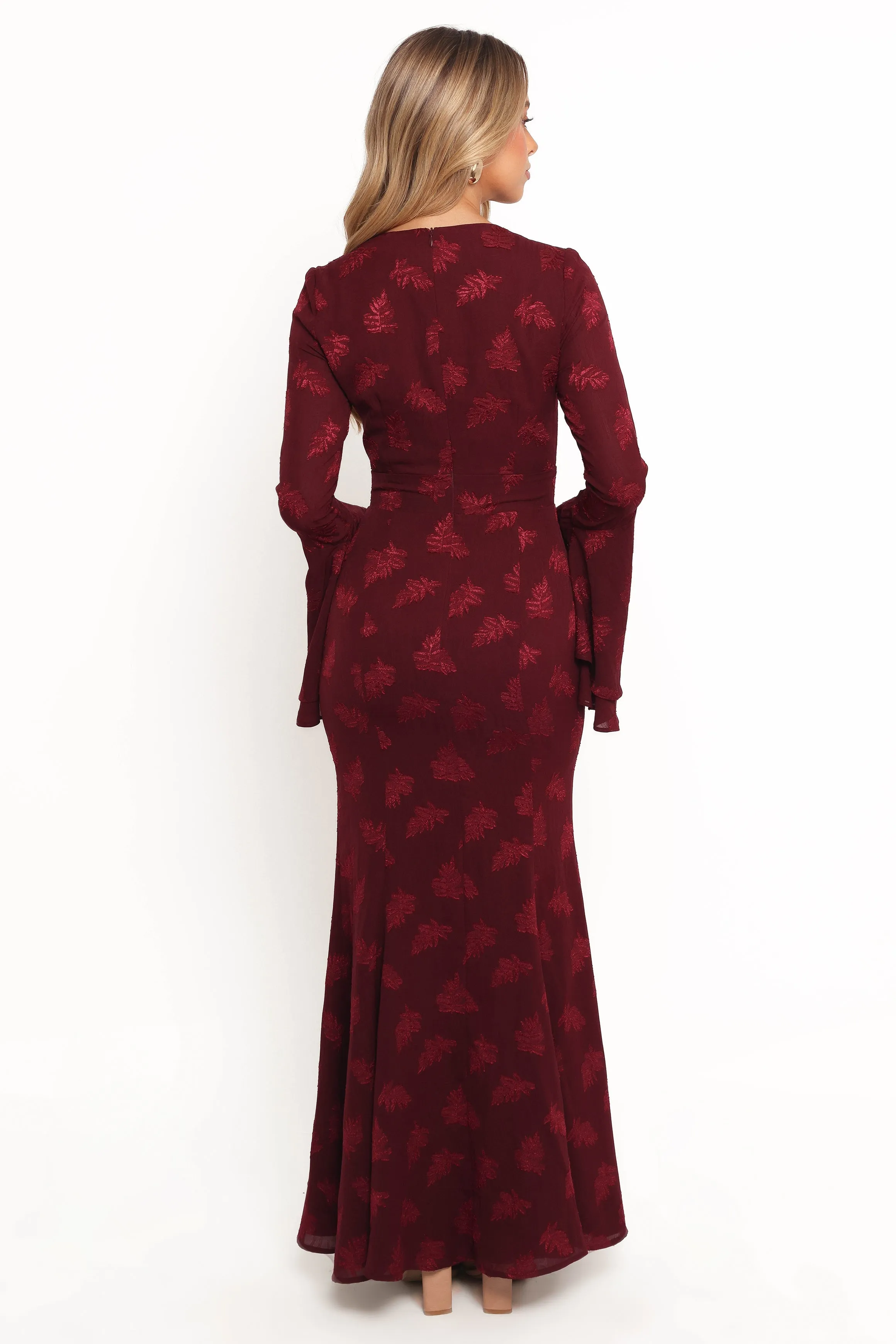 Sarey Maxi Dress - Burgundy sold by Petal & Pup product image thumbnail 4