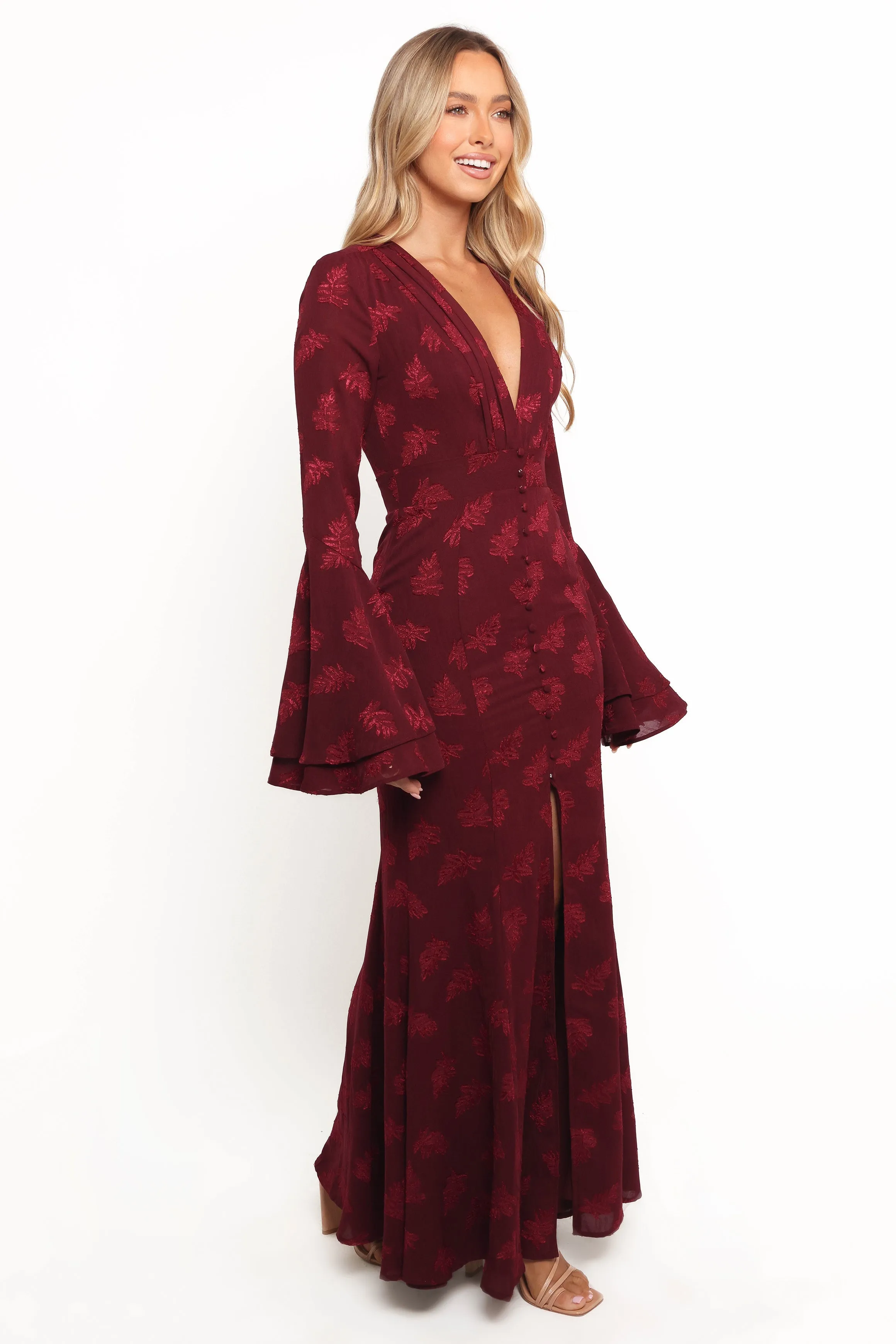 Sarey Maxi Dress - Burgundy sold by Petal & Pup product image thumbnail 5