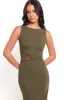 Kylie Maxi Dress - Olive sold by Petal & Pup