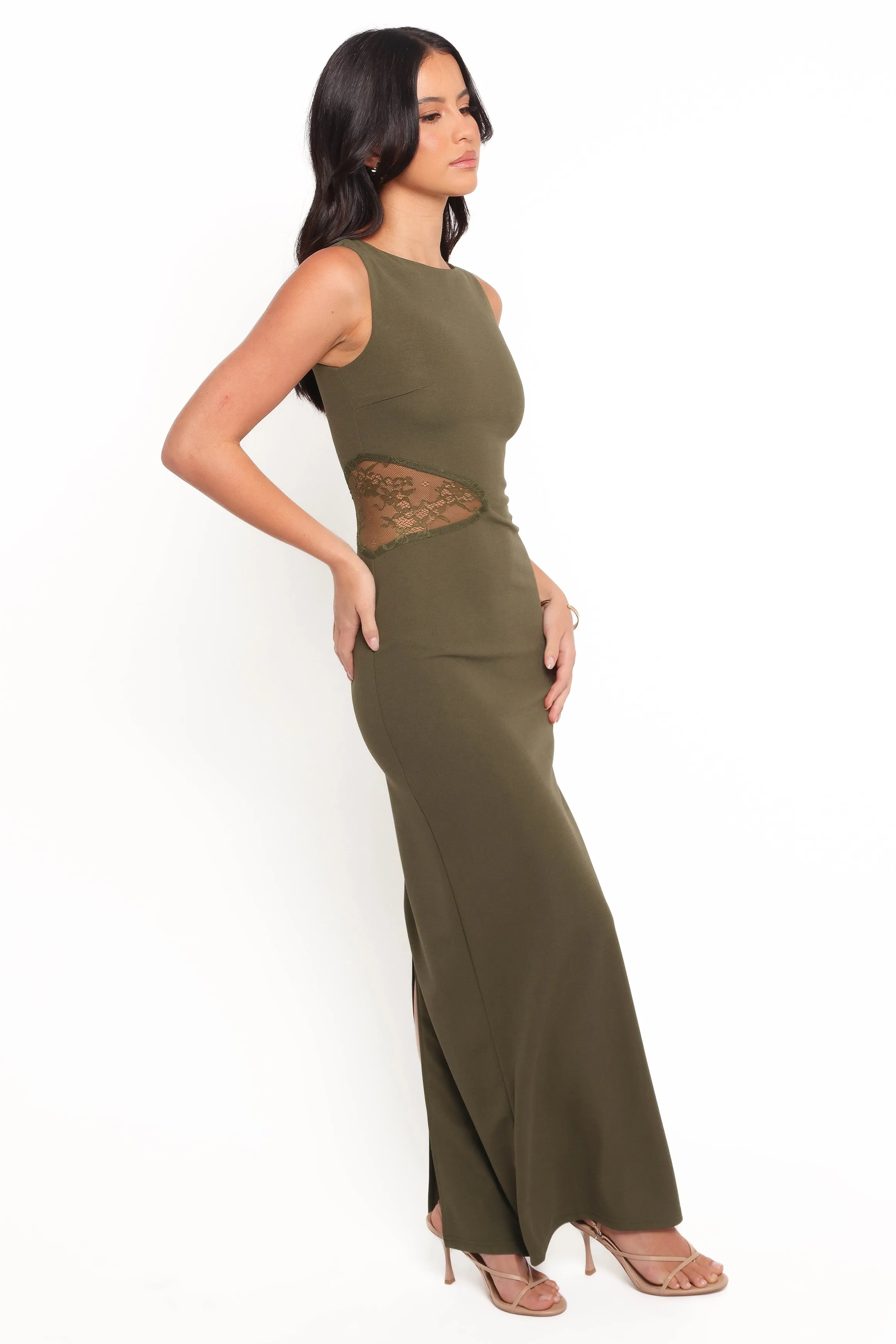 Kylie Maxi Dress - Olive sold by Petal & Pup product image thumbnail 5
