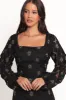 Bardley Long Sleeve Mini Dress - Black sold by Petal & Pup