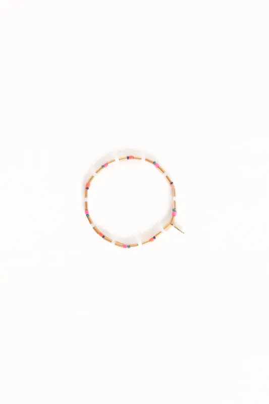 Kylie Bead Bracelet - Bronze sold by Petal & Pup