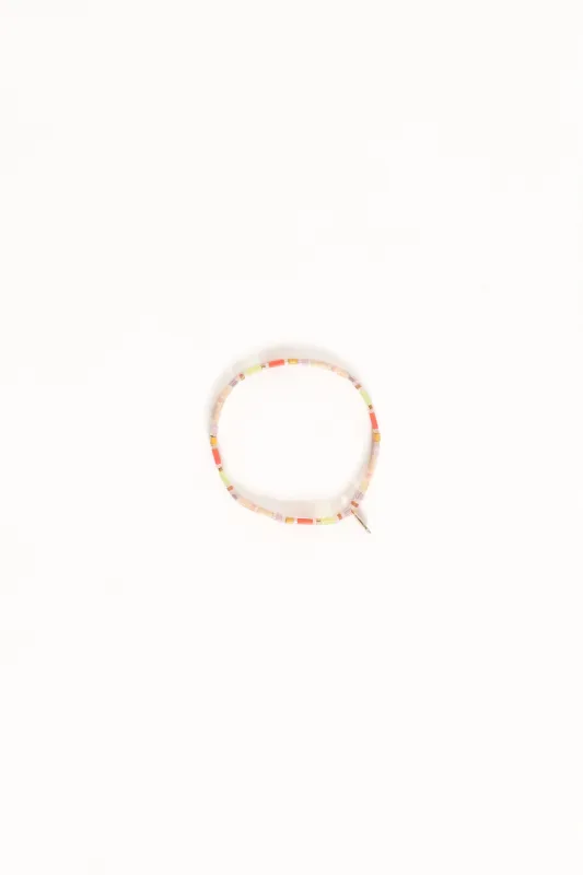 Kylie Bead Bracelet - Mango sold by Petal & Pup