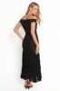Evelina Maxi Dress - Black sold by Petal & Pup