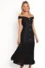 Evelina Maxi Dress - Black sold by Petal & Pup