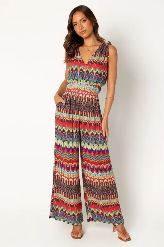 Sunset Jumpsuit - Multi sold by Petal & Pup