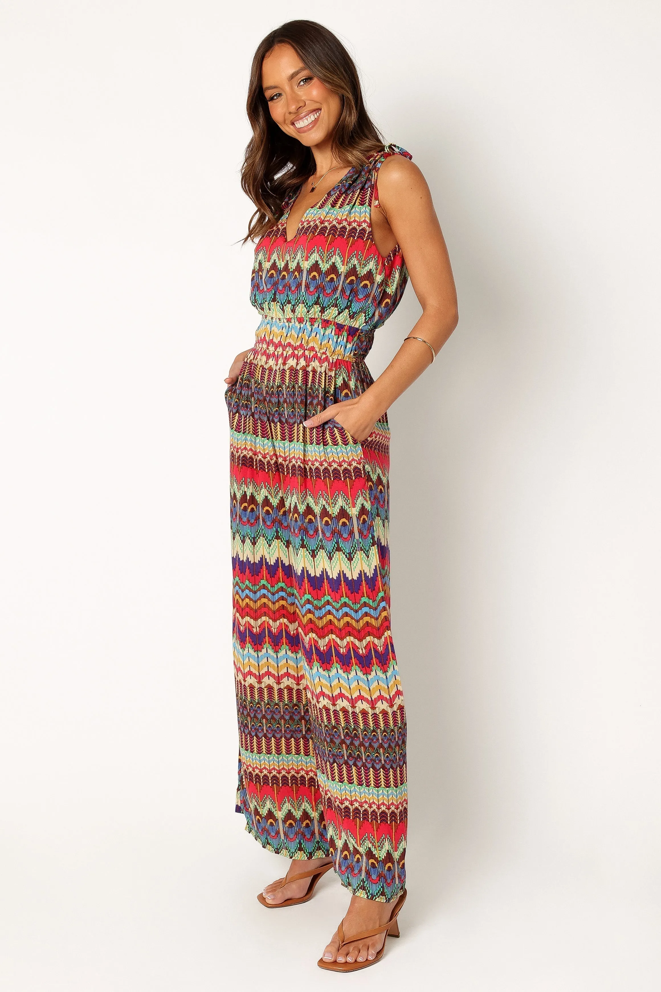 Sunset Jumpsuit - Multi sold by Petal & Pup product image thumbnail 2