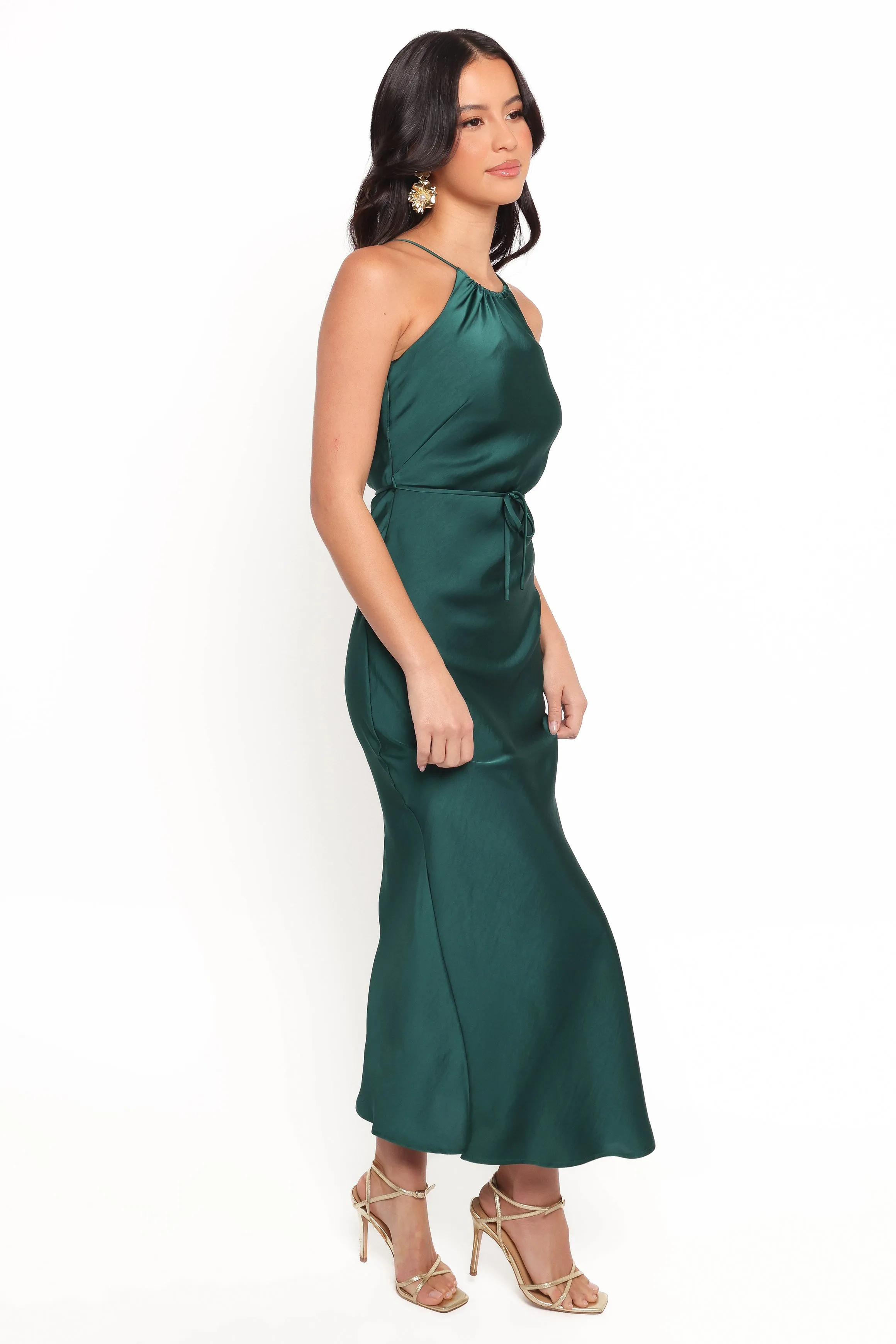 Liana Midi Dress - Emerald Green sold by Petal & Pup product image thumbnail 5