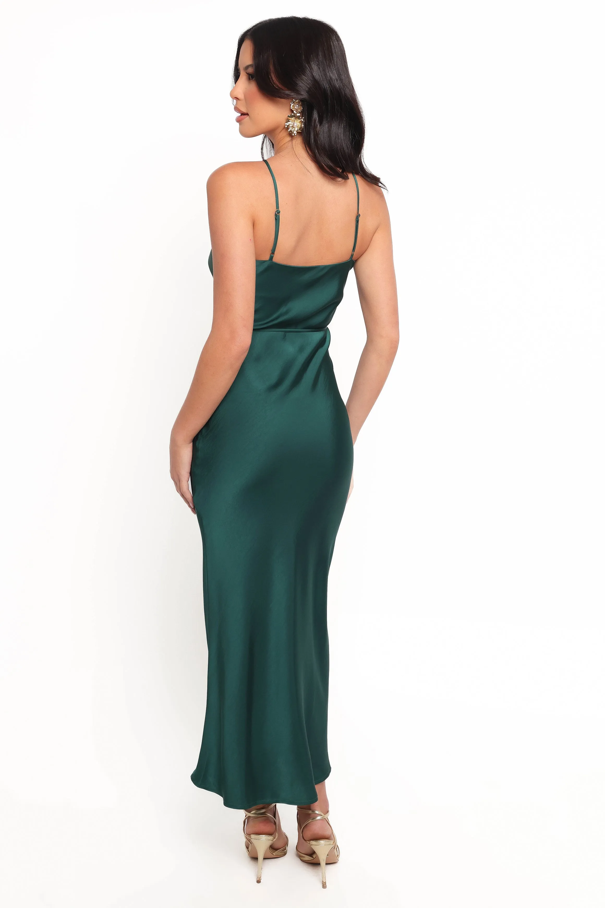 Liana Midi Dress - Emerald Green sold by Petal & Pup product image thumbnail 4