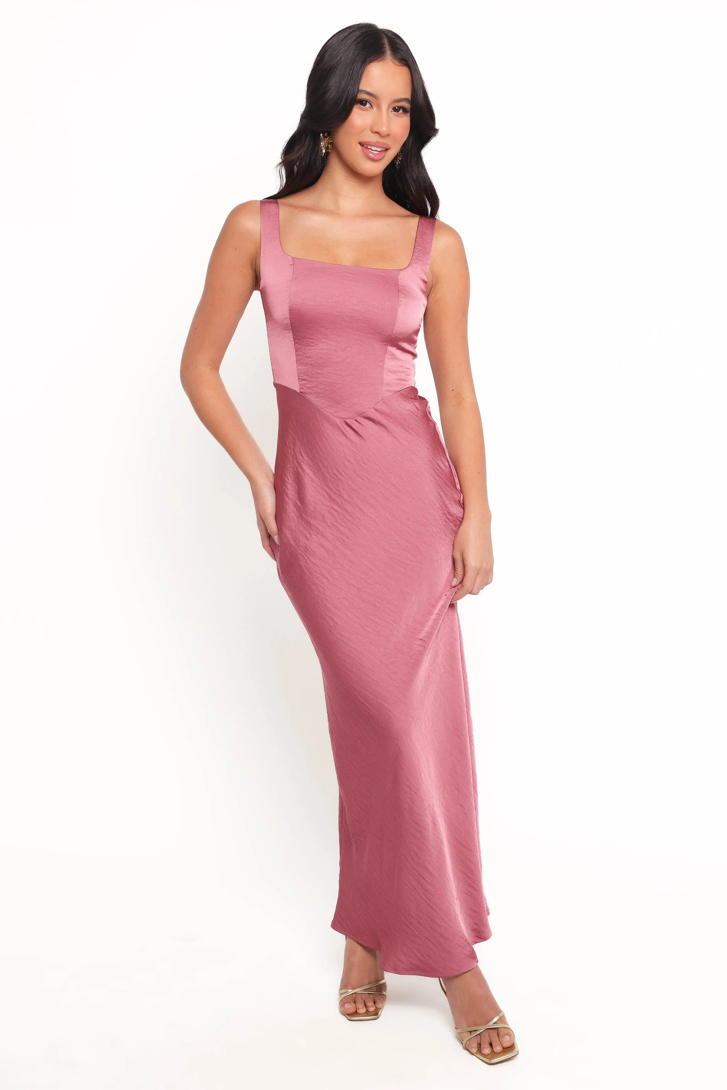 Emile Midi Dress - Rose sold by Petal & Pup