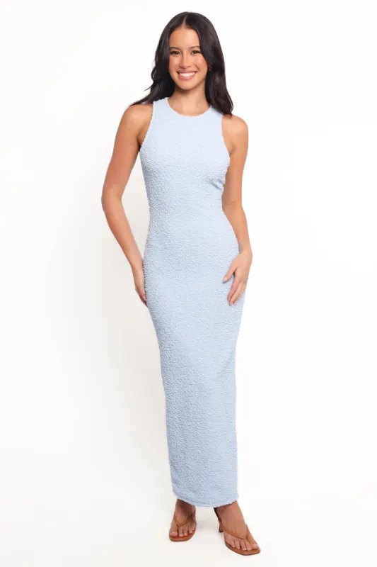 Kristine Maxi Dress - Soft Blue sold by Petal & Pup