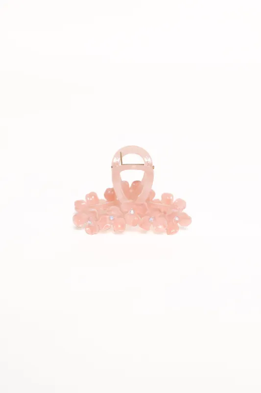 Shiloh Flower Hair Clip - Pink made by Petal & Pup