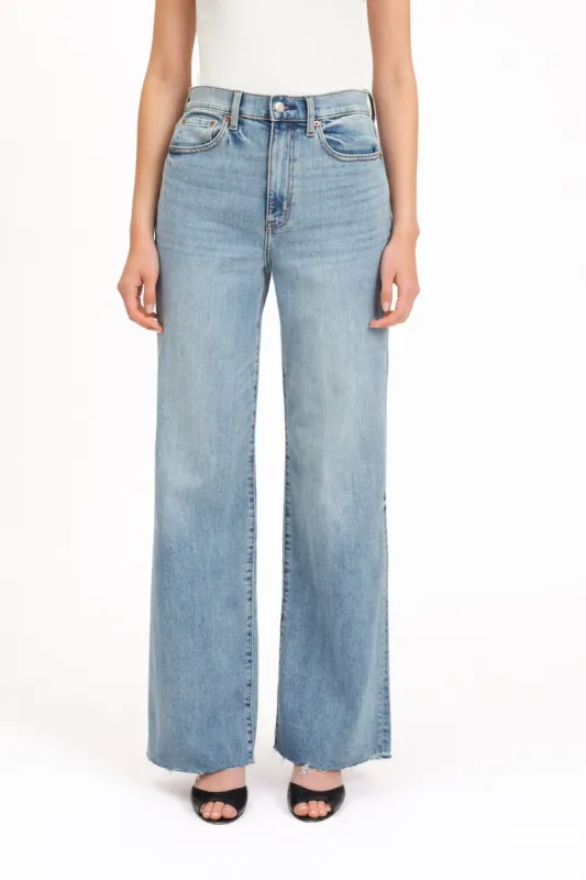 Far Out Wide Leg Jean - Fools Gold sold by Petal & Pup