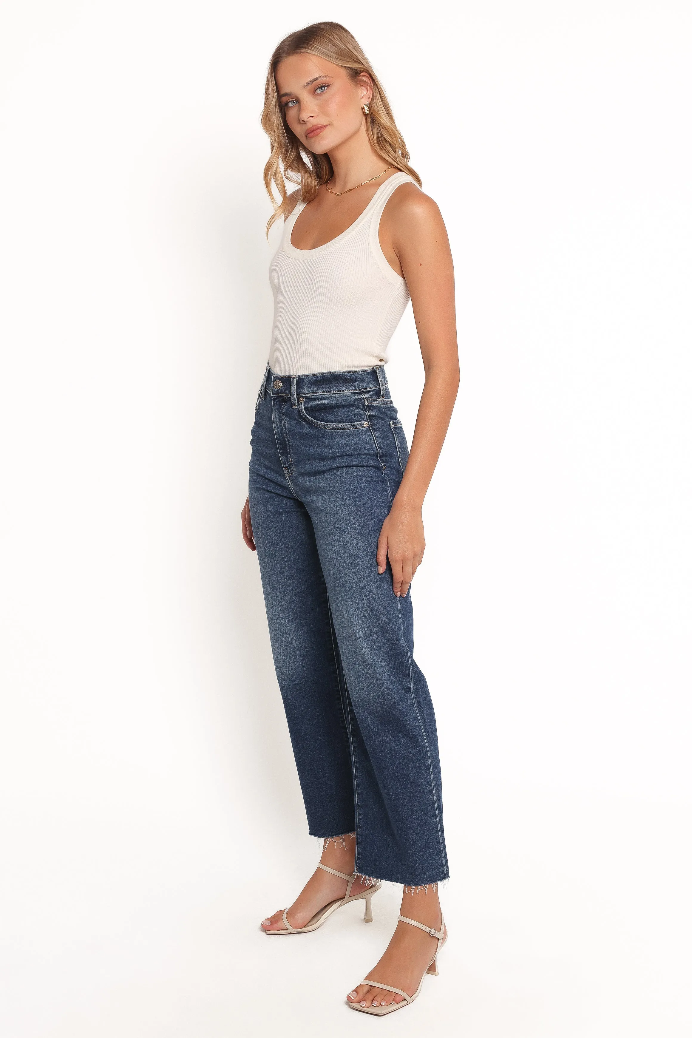Pleaser Wide Leg Crop Jean - Uptown sold by Petal & Pup product image thumbnail 3
