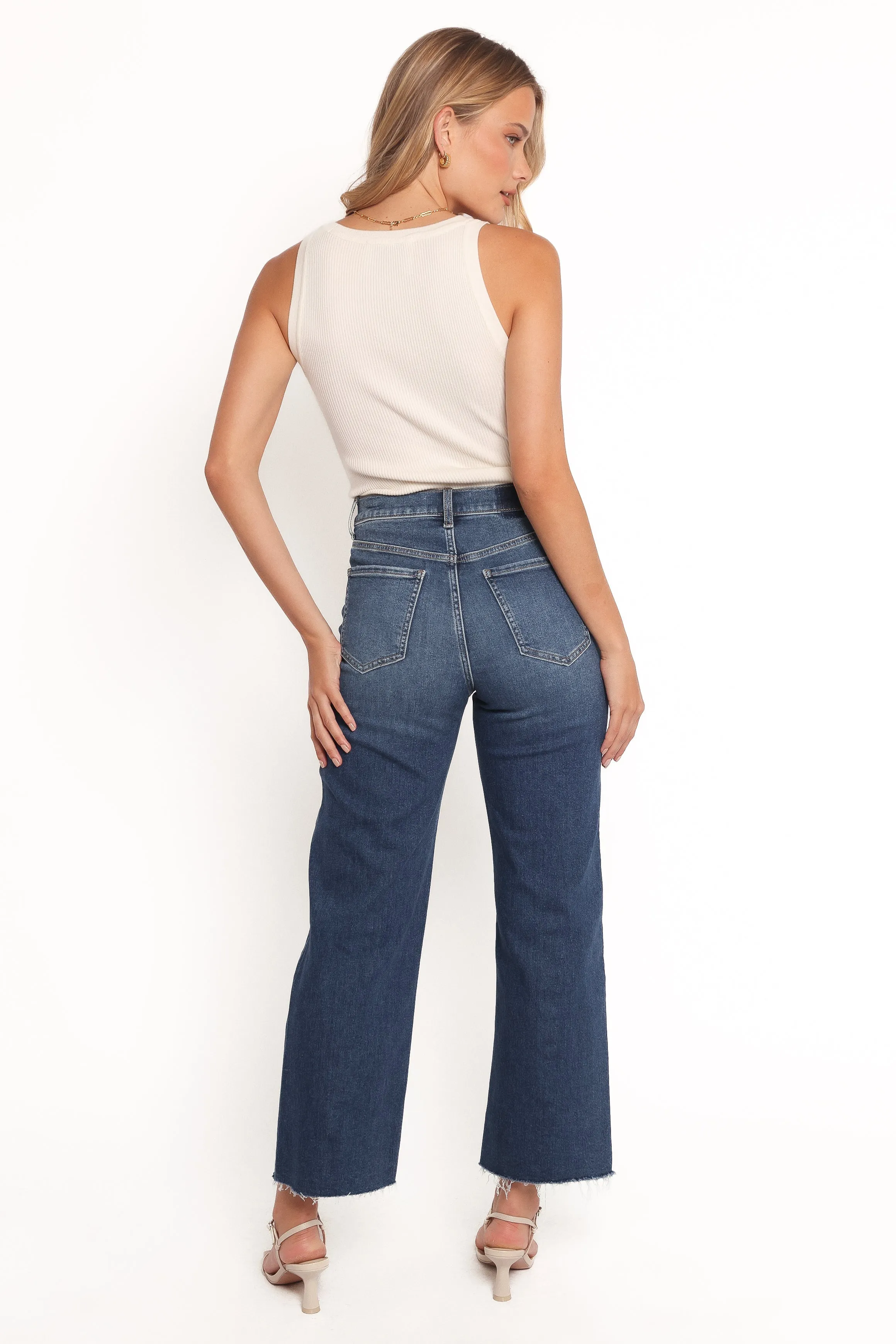 Pleaser Wide Leg Crop Jean - Uptown sold by Petal & Pup product image thumbnail 4