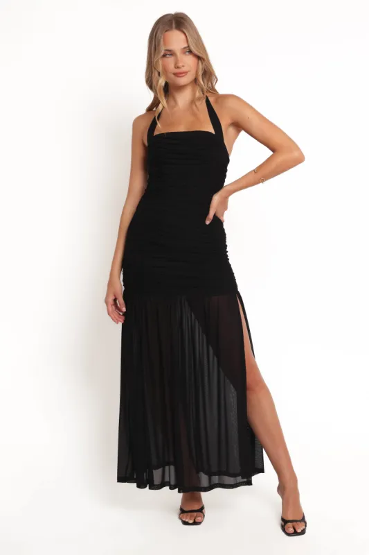 Lea Maxi Dress - Black sold by Petal & Pup