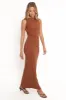 Elowen Asymmetric Skirt Set - Brown sold by Petal & Pup
