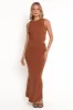 Elowen Asymmetric Skirt Set - Brown sold by Petal & Pup