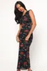 Drea Maxi Dress - Rose Print sold by Petal & Pup