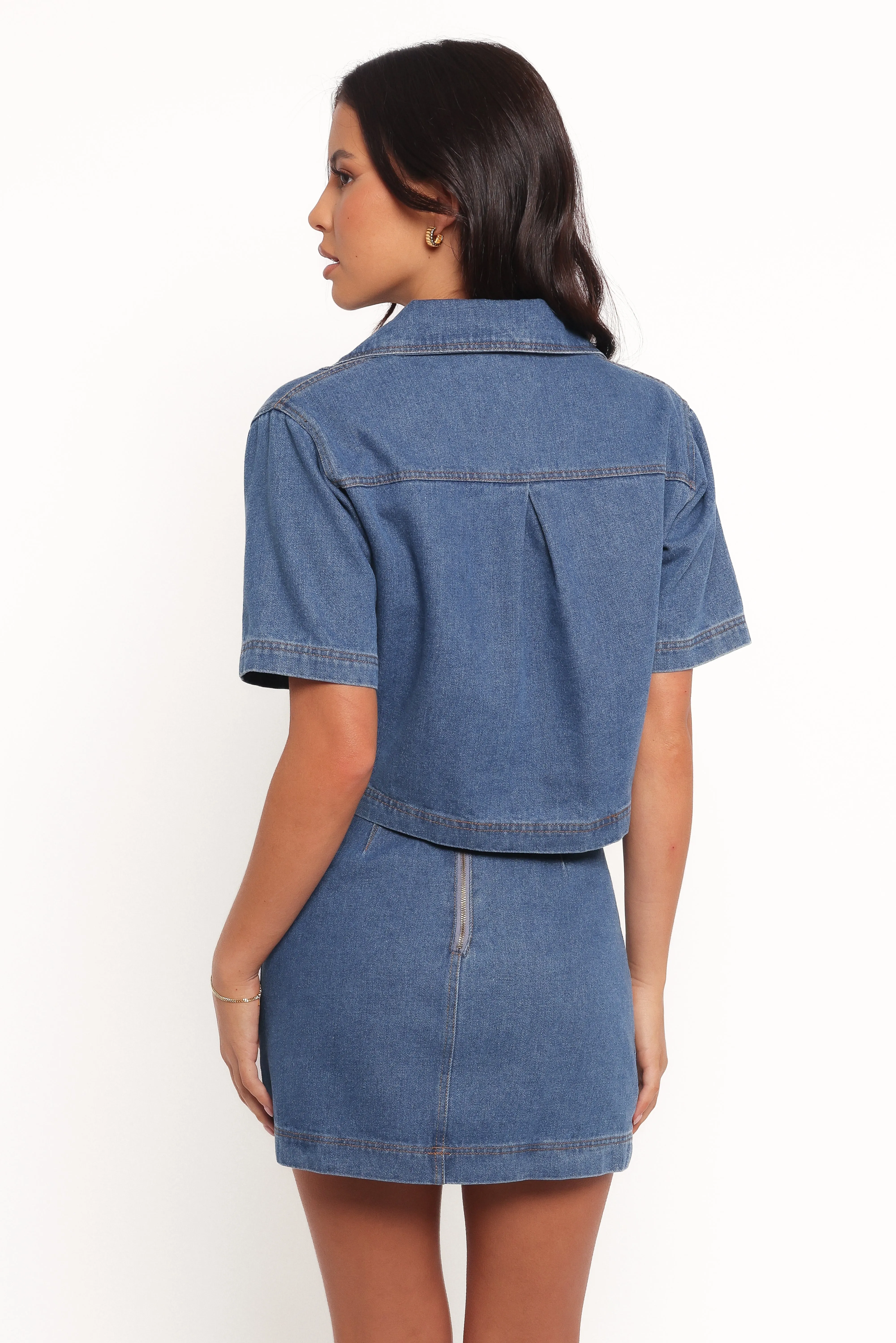 Cera Two Piece Set - Medium Denim sold by Petal & Pup product image thumbnail 4