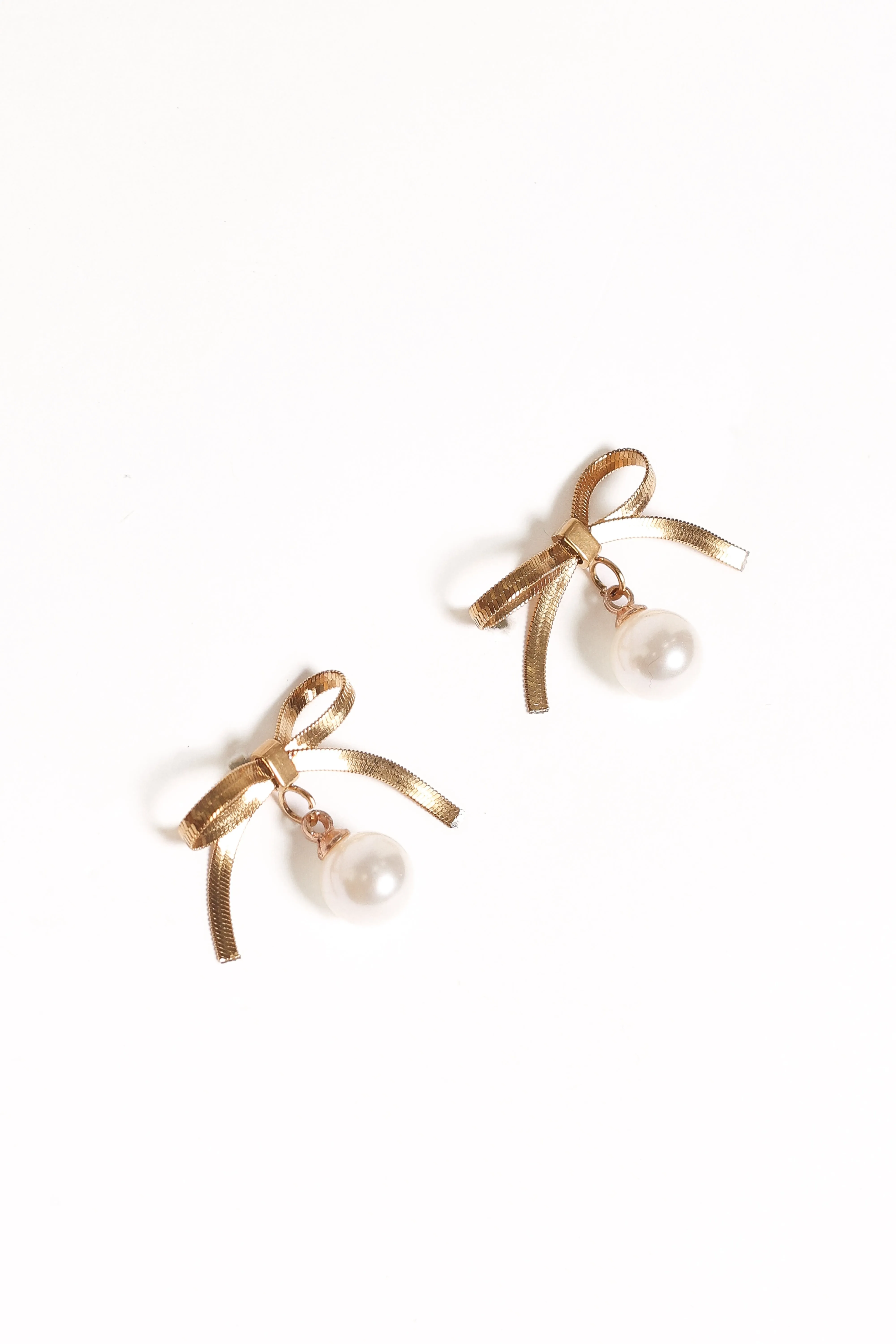 Aurora Bow Earrings - Gold sold by Petal & Pup product image thumbnail 2