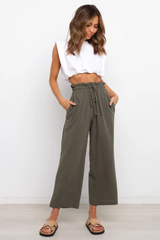 Hawthorne Pant - Olive sold by Petal & Pup