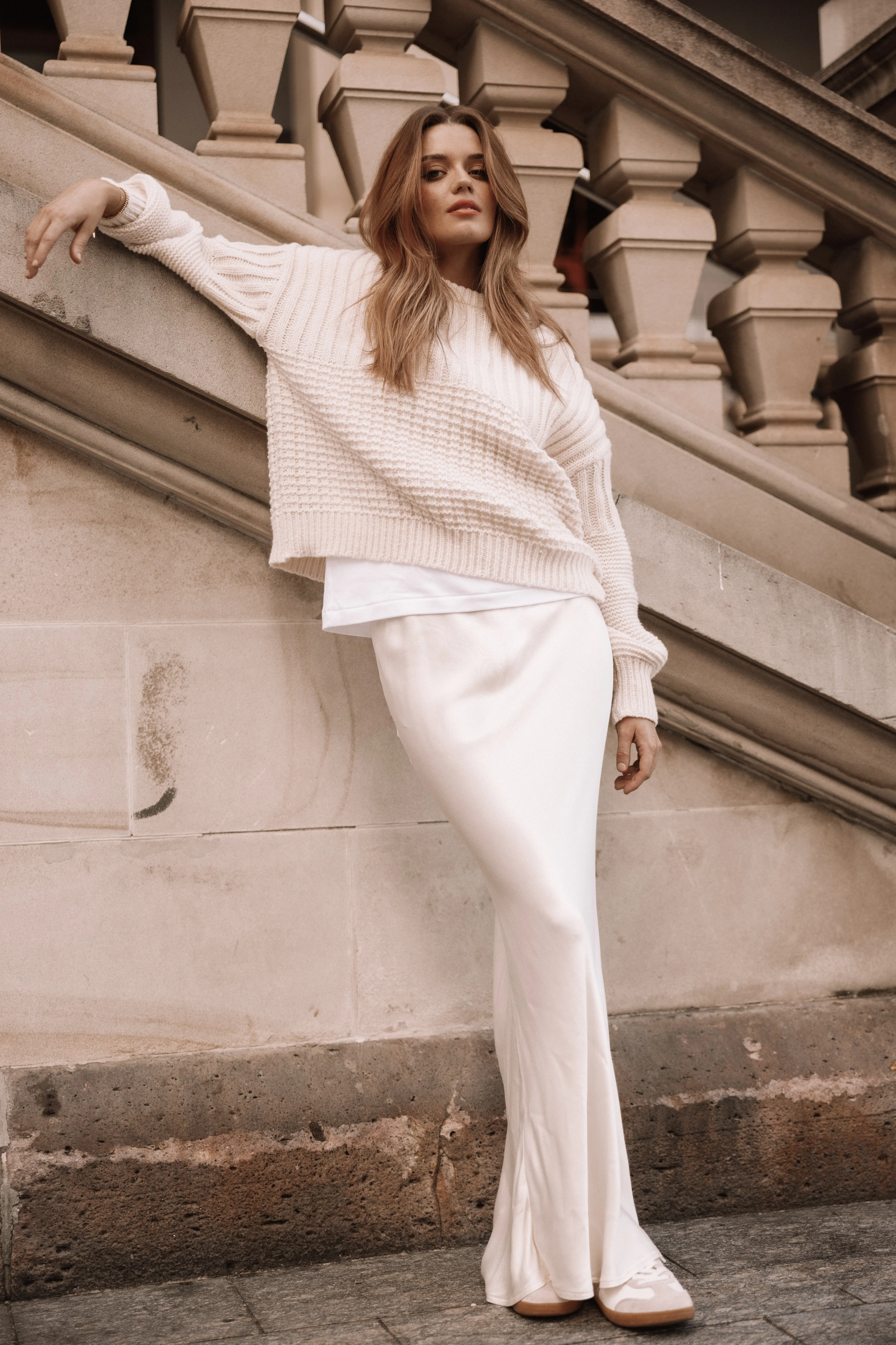 Alegra Knit Sweater - Cream sold by Petal & Pup product image thumbnail 3