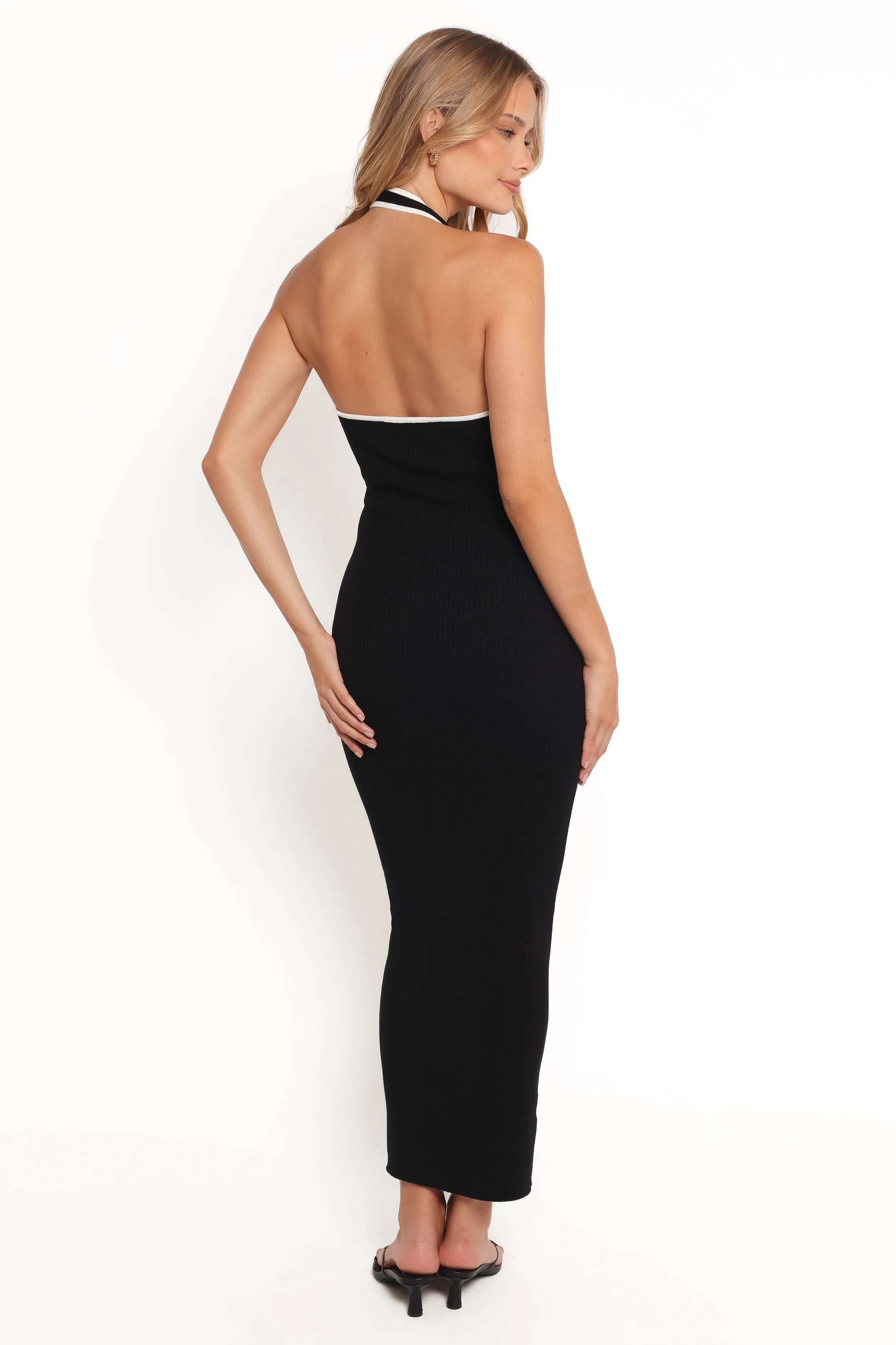 Freja Maxi Dress - Cream/Black sold by Petal & Pup product image thumbnail 4