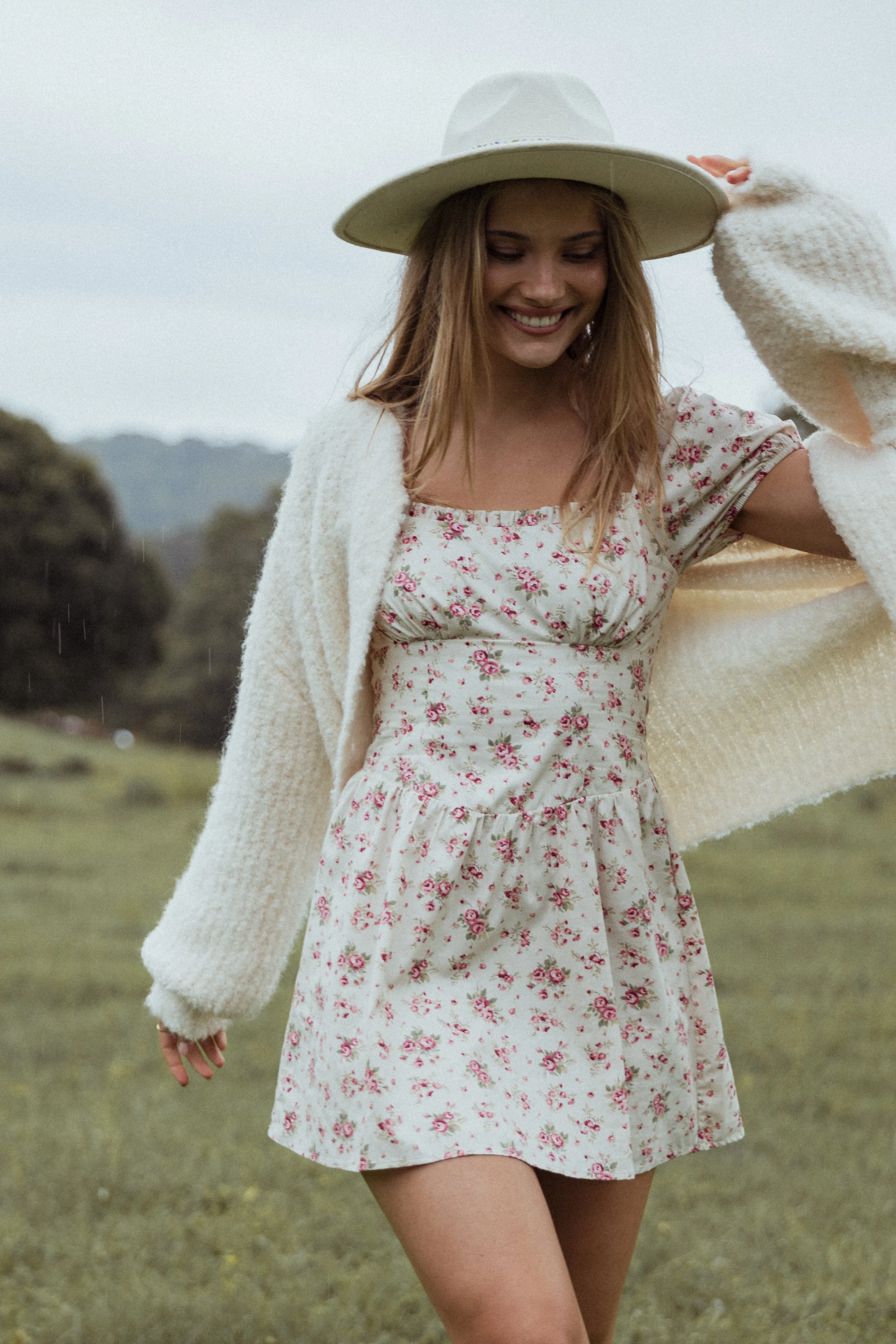 Isobelle Mini Dress - Red Floral sold by Petal & Pup product image thumbnail 2