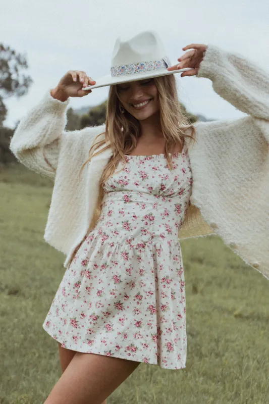 Isobelle Mini Dress - Red Floral sold by Petal & Pup