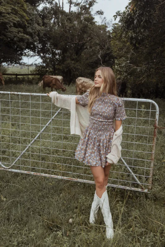 Celine Mini Dress - Floral sold by Petal & Pup