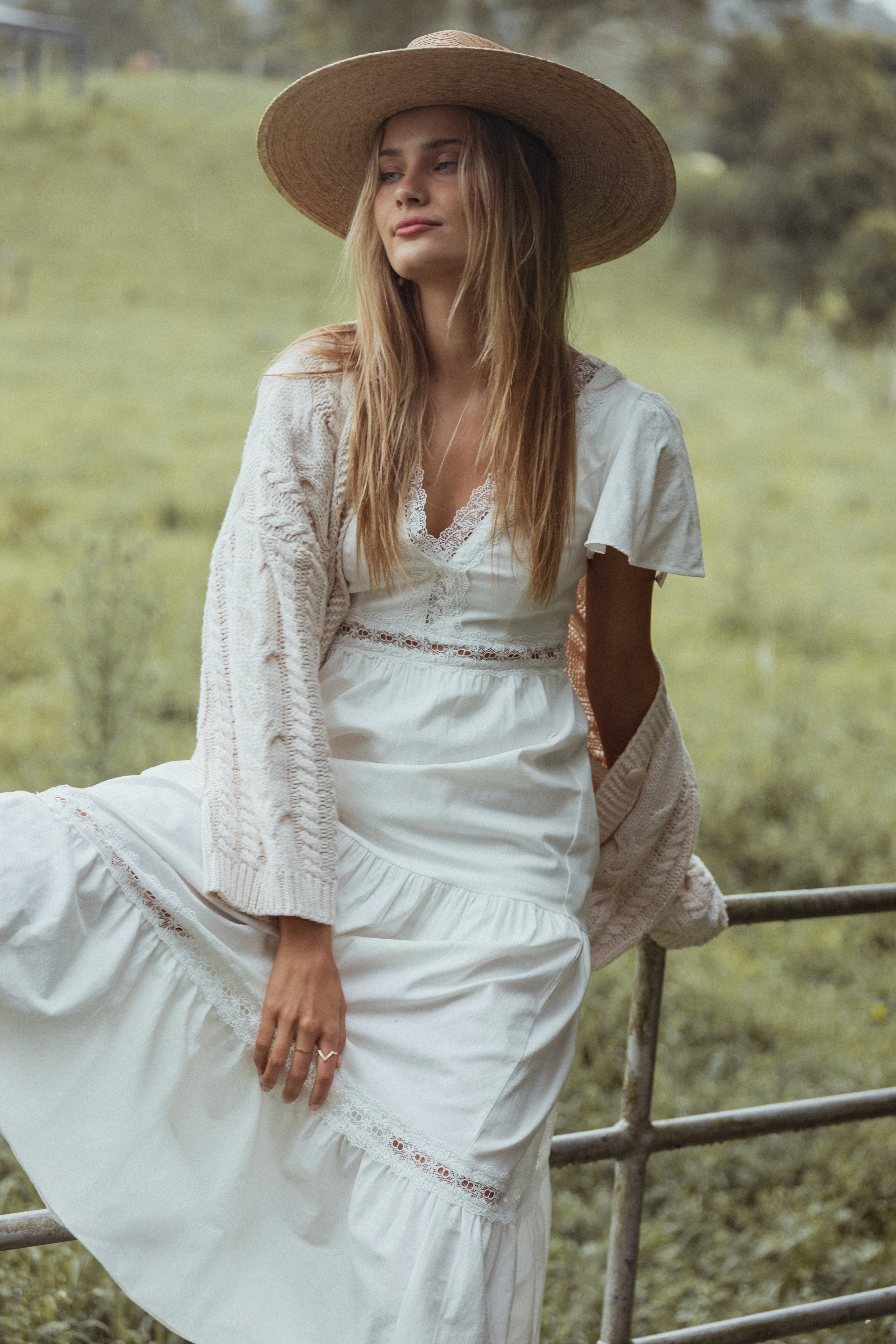 Minny Maxi Dress - Cream sold by Petal & Pup product image thumbnail 2
