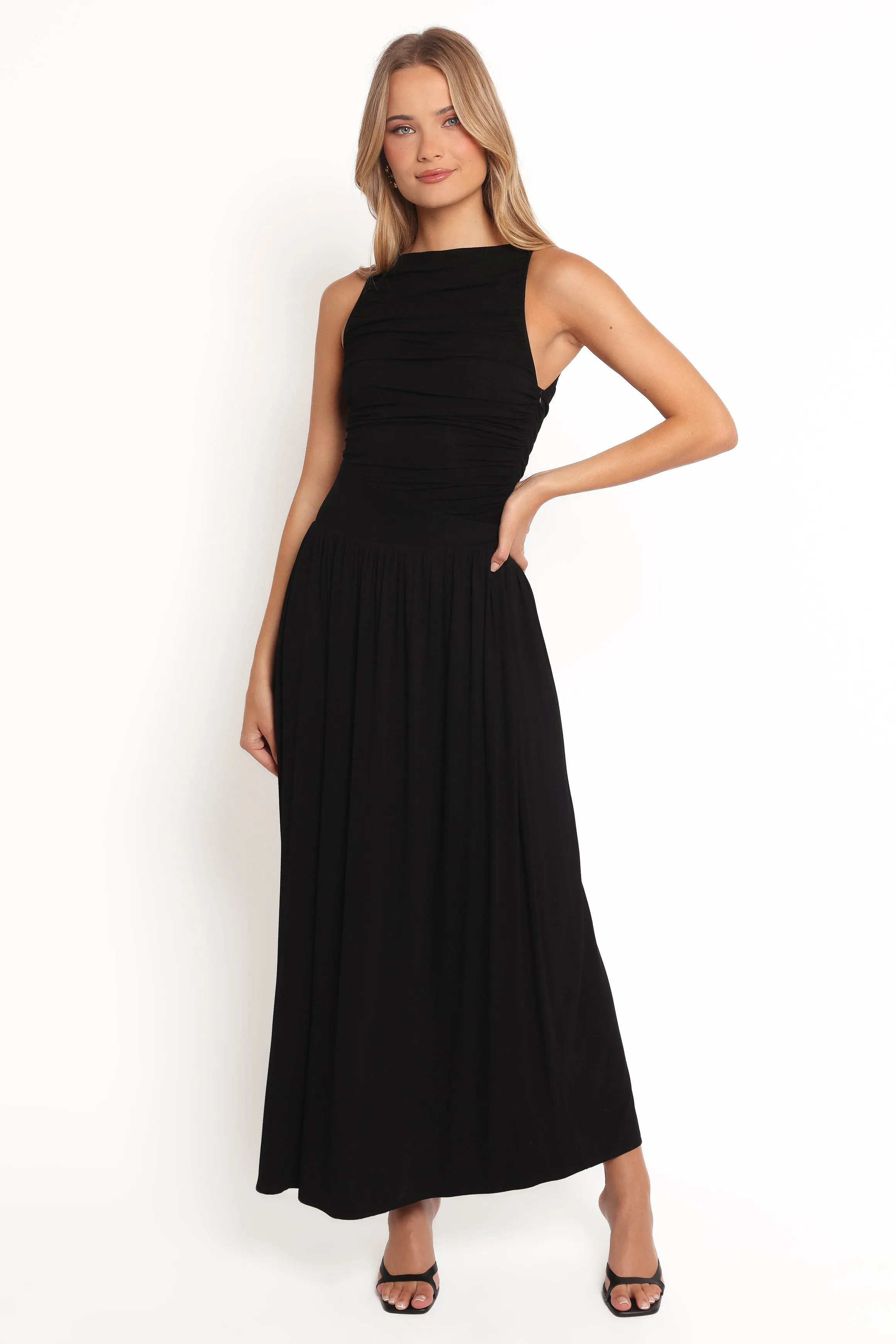 Shirley Maxi Dress - Black sold by Petal & Pup product image thumbnail 3