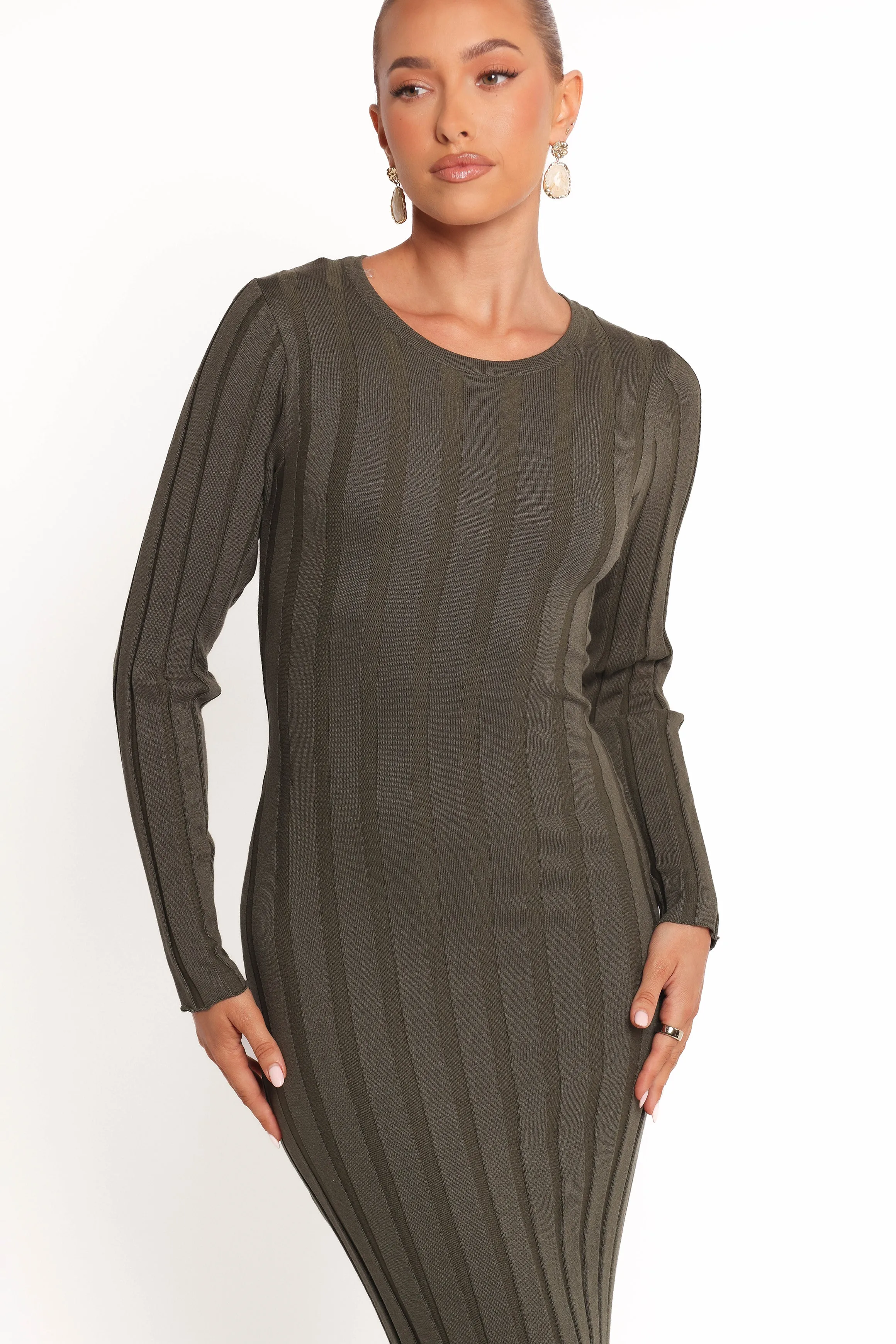 Carlson Maxi Dress - Olive sold by Petal & Pup product image thumbnail 2