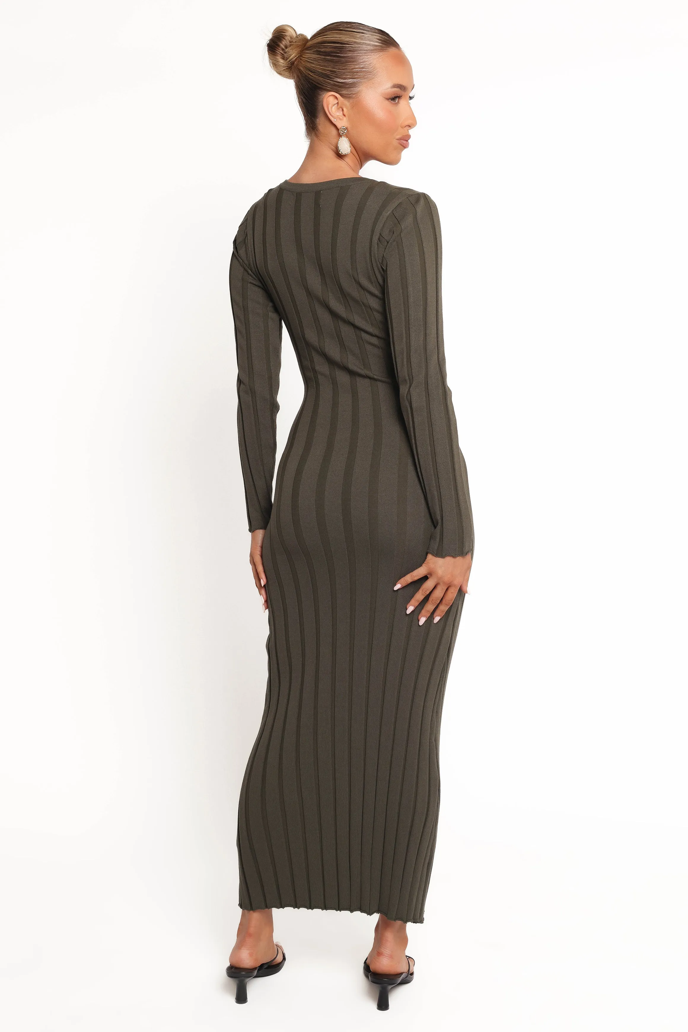 Carlson Maxi Dress - Olive sold by Petal & Pup product image thumbnail 4