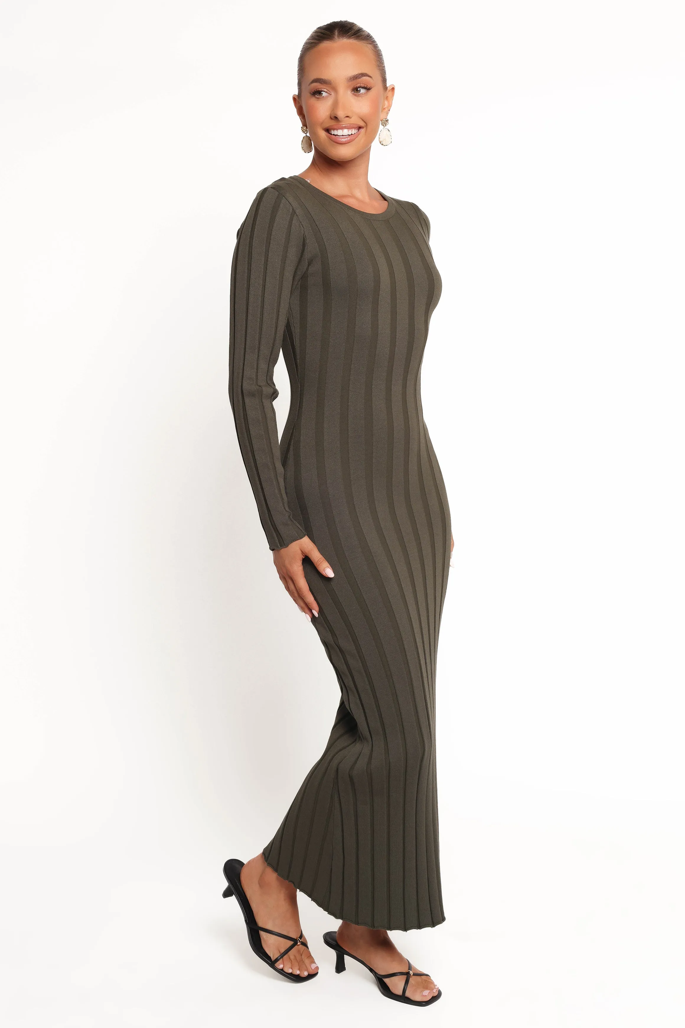 Carlson Maxi Dress - Olive sold by Petal & Pup product image thumbnail 5
