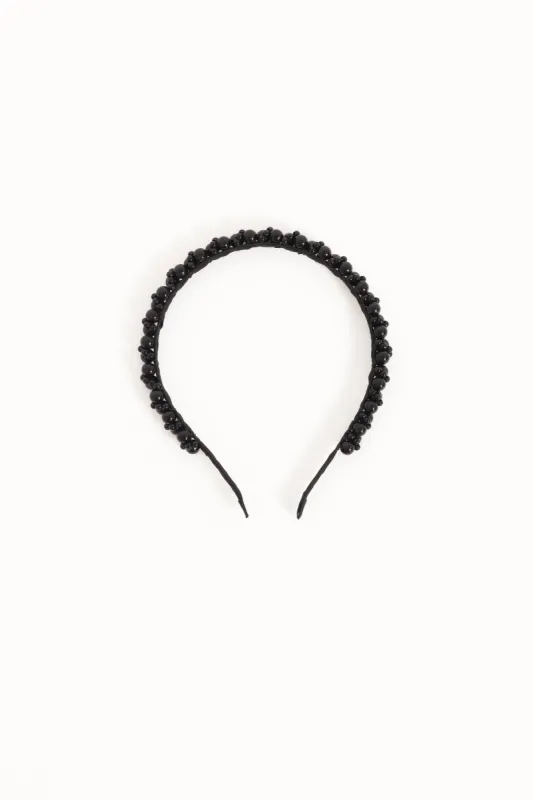 Taylor Headband - Black sold by Petal & Pup