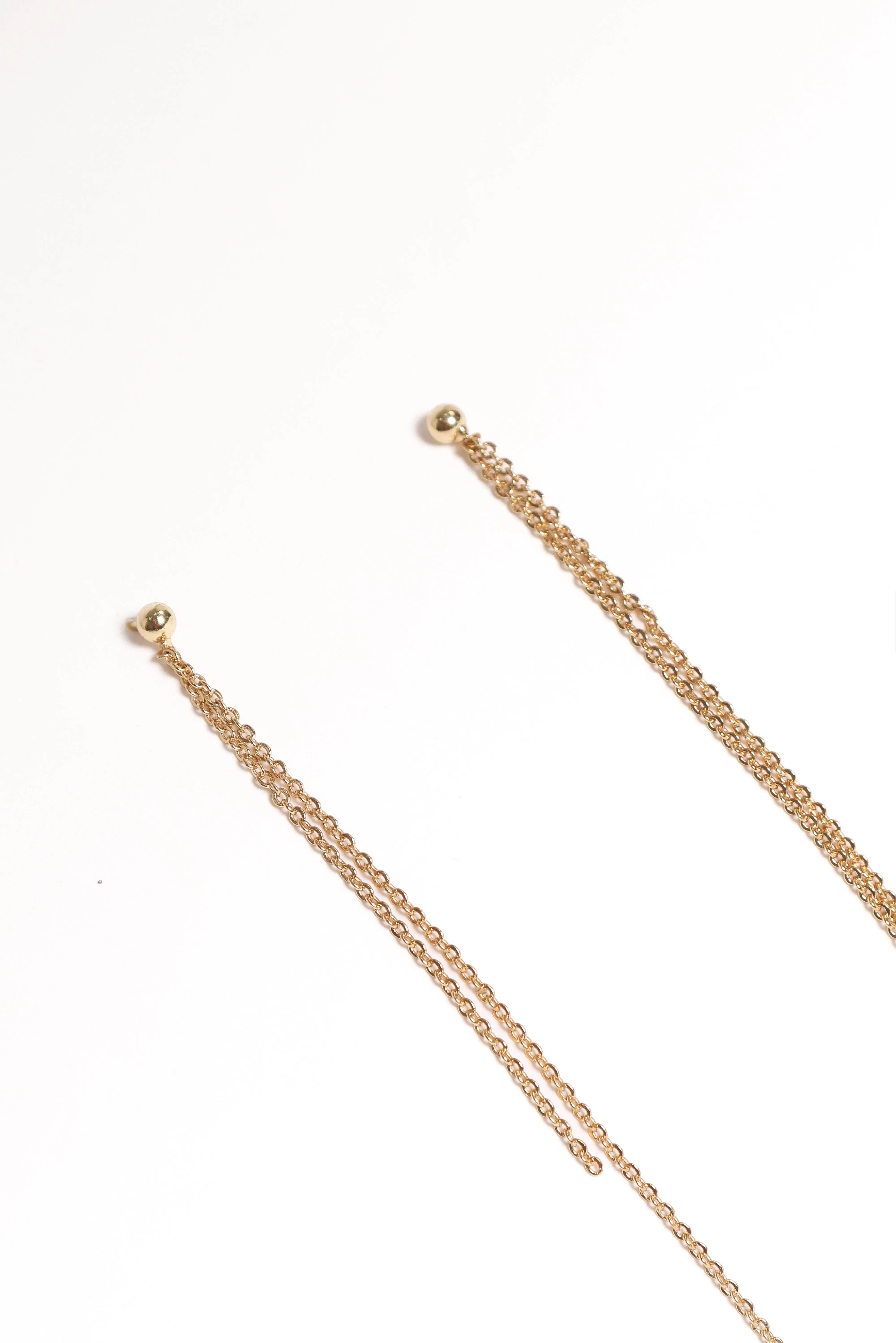 Genevieve Drop Earrings - Gold sold by Petal & Pup product image thumbnail 2