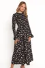 Mairead Maxi Dress - Black Floral sold by Petal & Pup