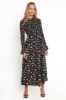 Mairead Maxi Dress - Black Floral sold by Petal & Pup