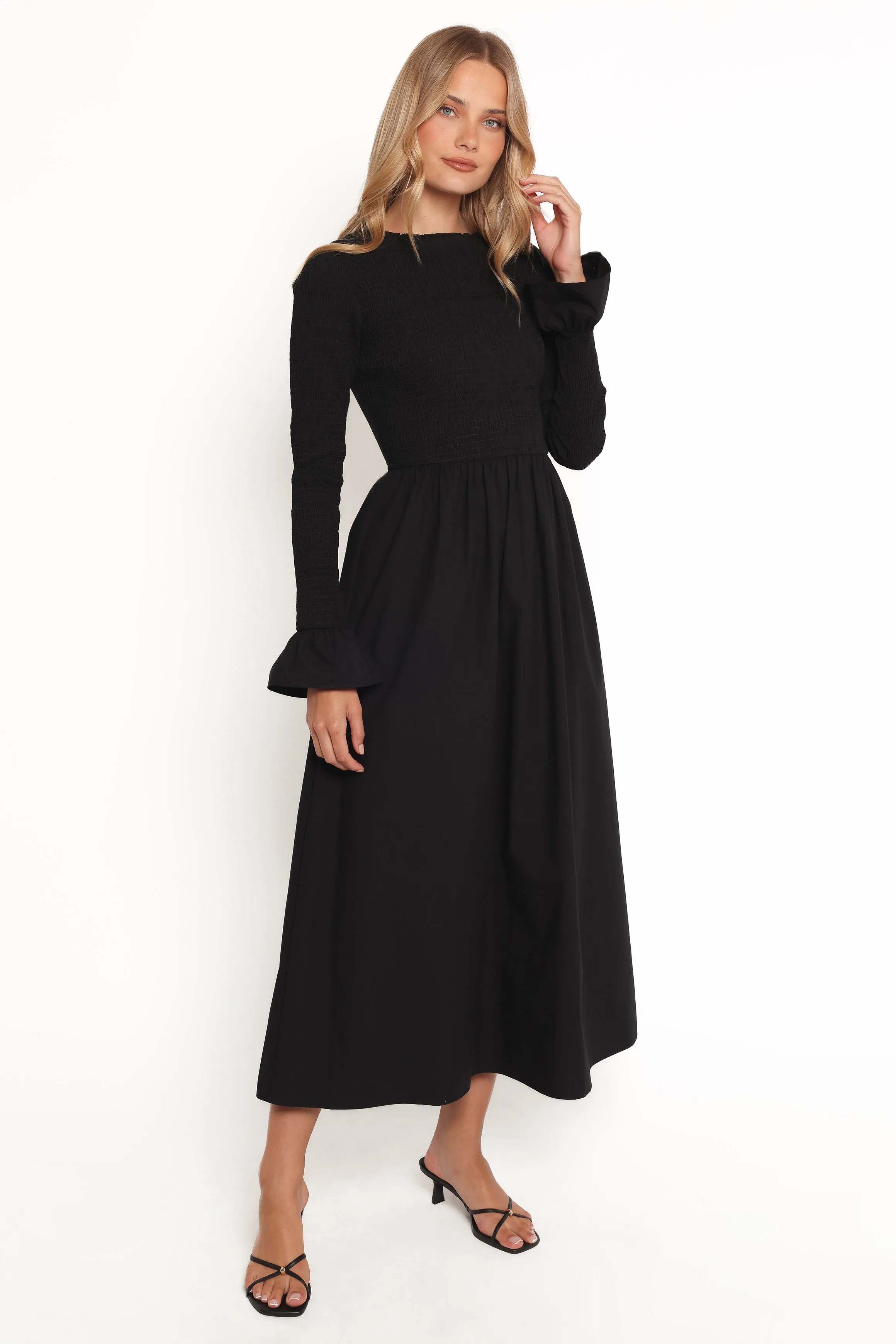 Mairead Maxi Dress - Black sold by Petal & Pup