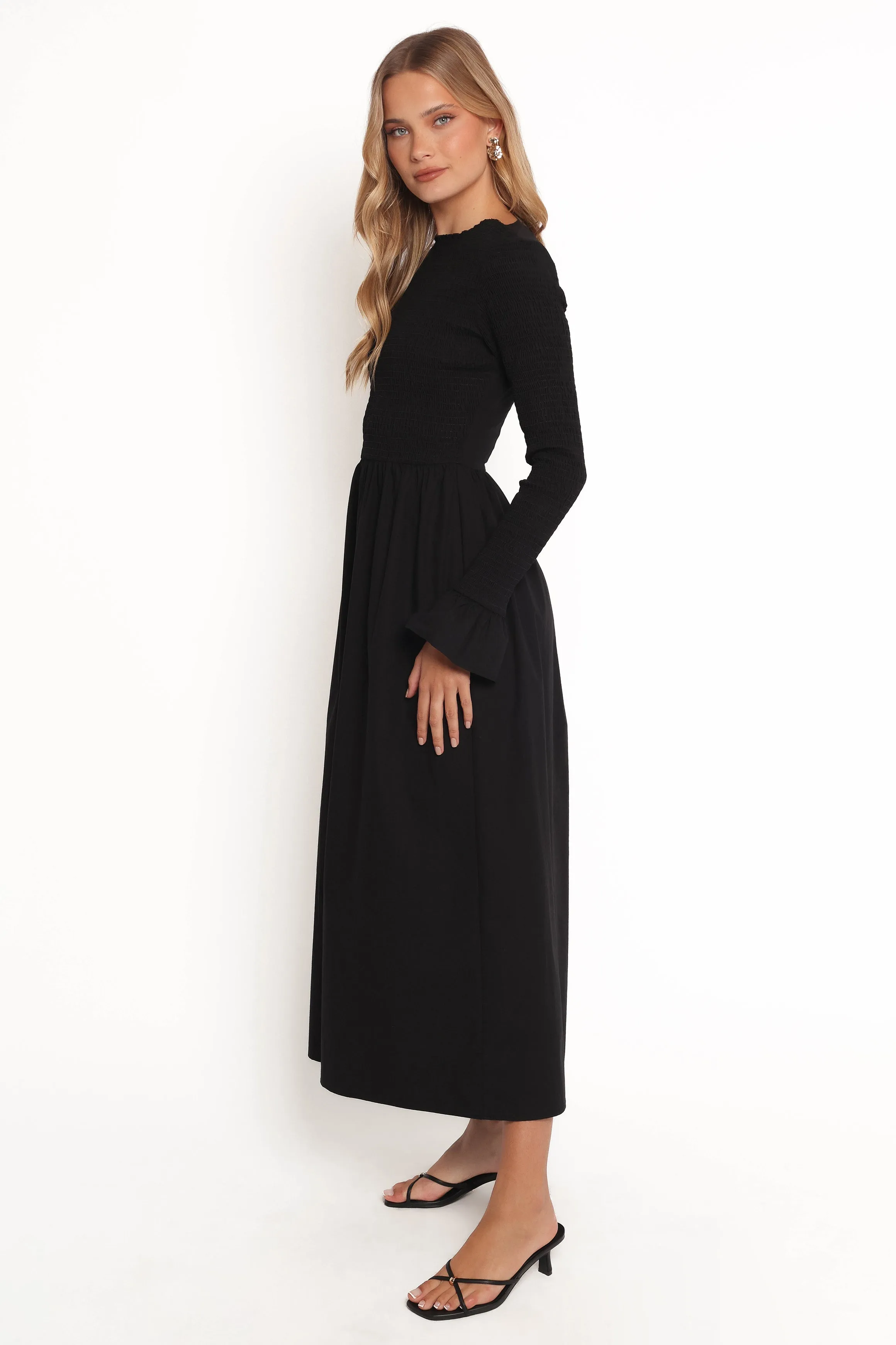 Mairead Maxi Dress - Black sold by Petal & Pup product image thumbnail 3