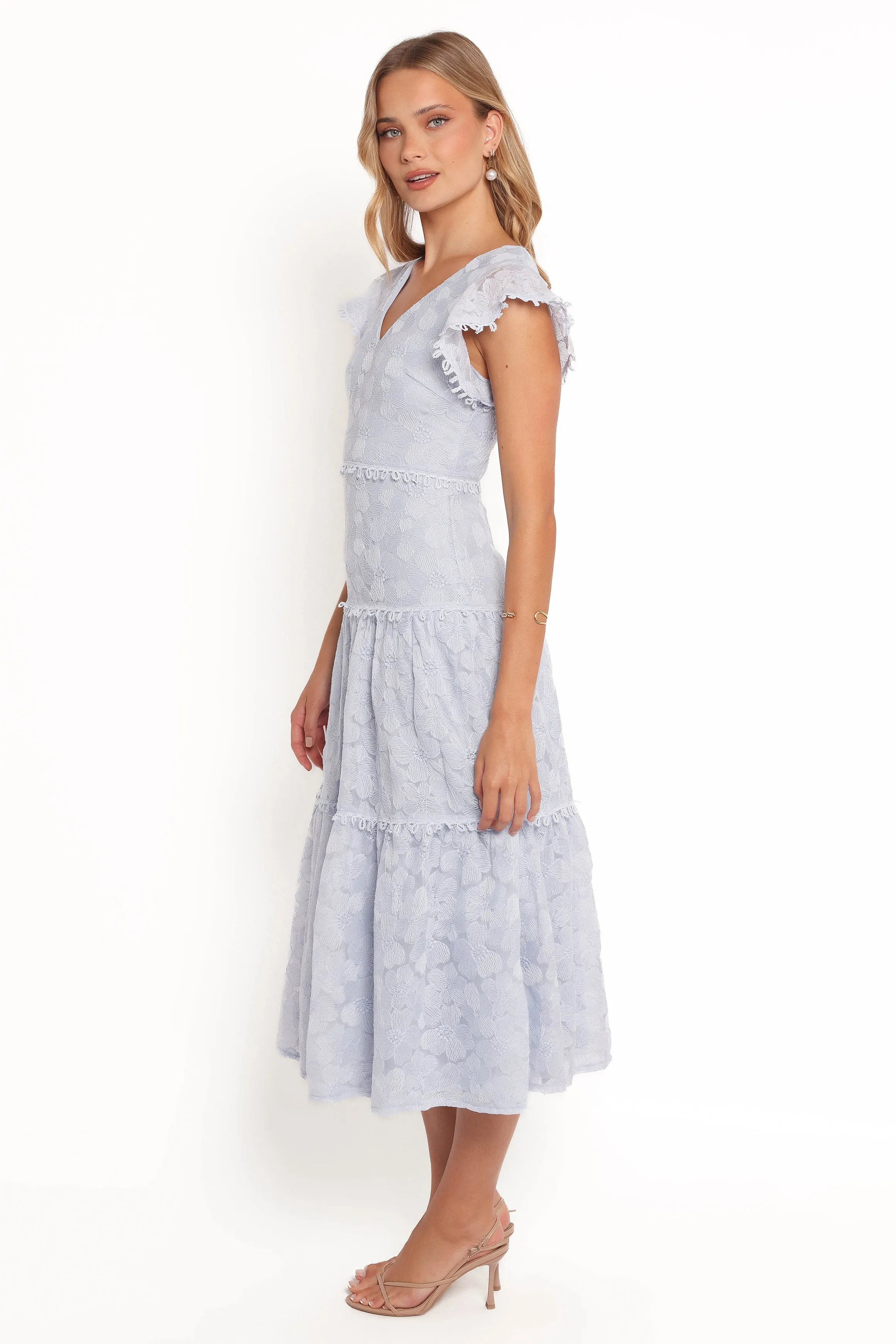 Asher Midi Dress - Blue sold by Petal & Pup product image thumbnail 3