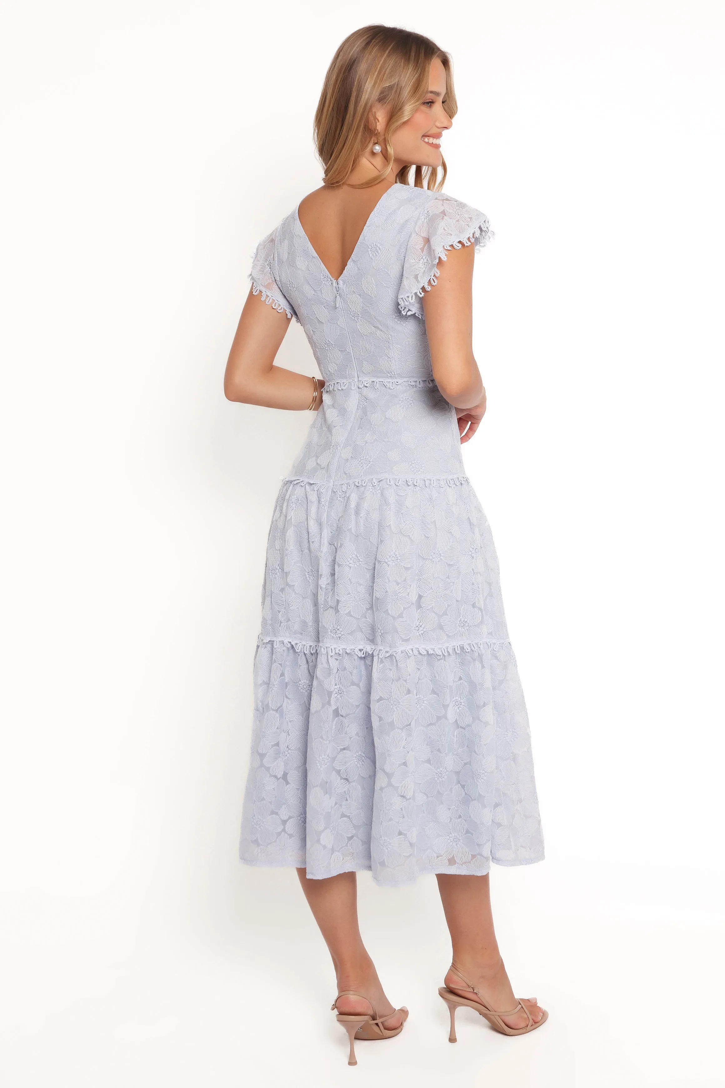 Asher Midi Dress - Blue sold by Petal & Pup product image thumbnail 4