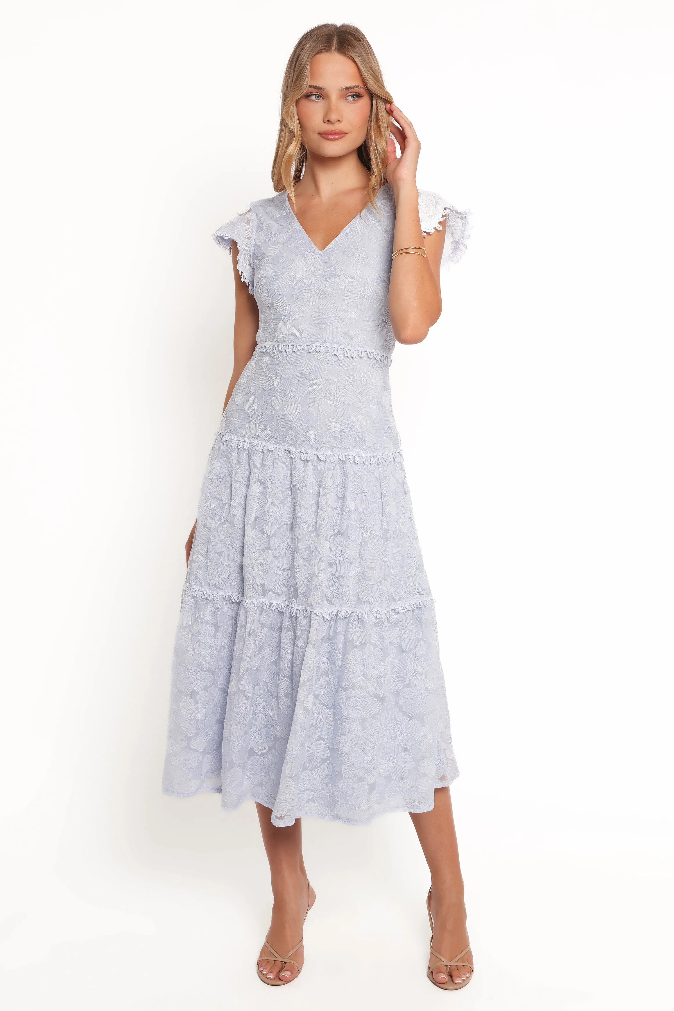 Asher Midi Dress - Blue sold by Petal & Pup product image thumbnail 2