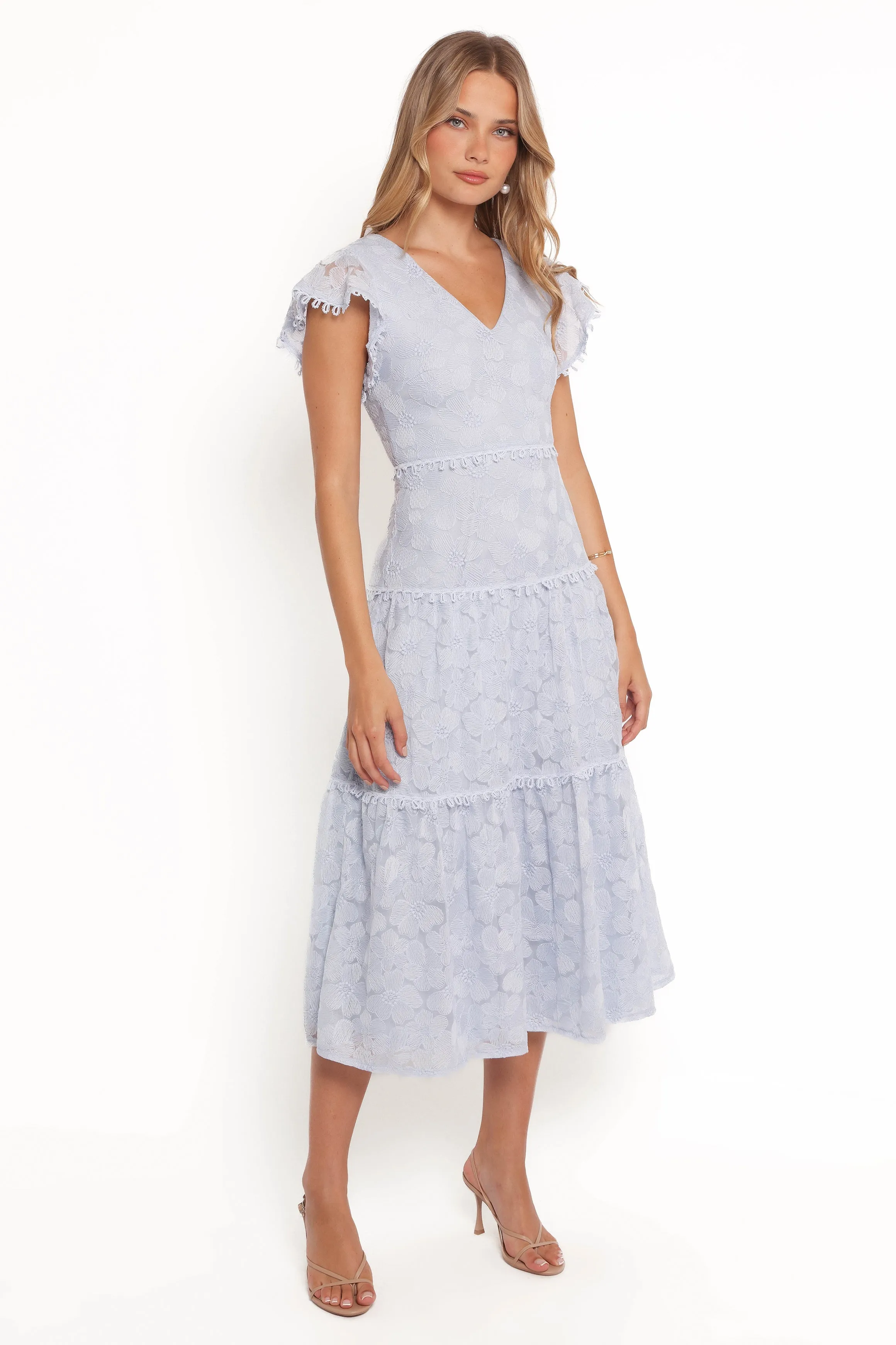 Asher Midi Dress - Blue sold by Petal & Pup product image thumbnail 5